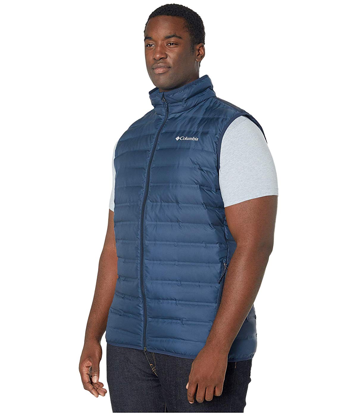 Columbia Big & Tall Lake 22 Down Vest Collegiate Navy - image 1 of 4