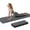 gray, variant on 4W Foldable Yoga Mat 8mm Thick, TPE Non-Slip Fitness Mats, 3-in-1 for Yoga/Step Stool/Meditation, Quick Storage No Curling(Gray)