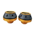 thumbnail image 1 of Colaxi Generic Front Fork Wheel Frame Sliders Motorcycles Falling Protector Aluminum Motorcycle Fork Cup Replacement Easy to Install Gold, 1 of 8