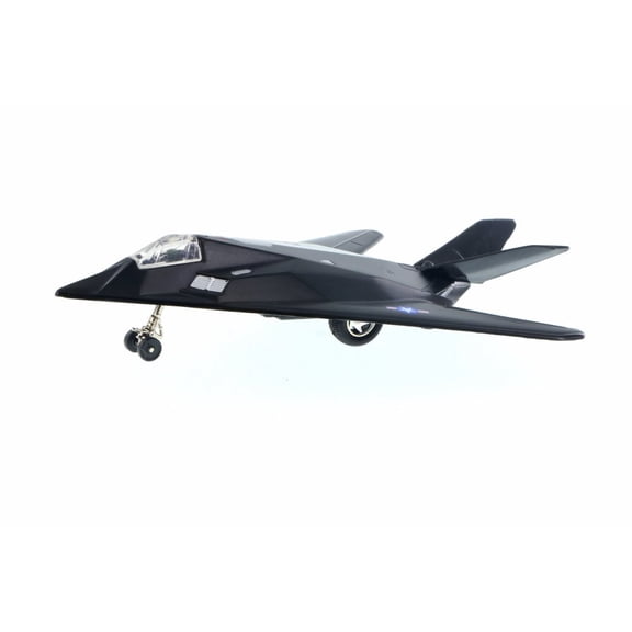 F-117 Nighthawk Pullback Plane, Black - Daron PMT51285 - Diecast Model Military Vehicle