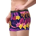 thumbnail image 4 of Bingfone Purple Flower Men'S Underwear - Casual Stretch Boxer Briefs-X-Large, 4 of 9