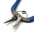 thumbnail image 2 of 1 pc 65# Carbon Steel Jewelry Pliers 0.8mm Small Hole Punch Pliers Dark Blue 15x13.2x0.85cm, 2 of 3
