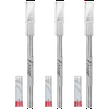 Excel Blades K1 Aluminum Hobby Craft Knife with Safety Cap, 5 Assorted Cutting Blades, 3 Pack