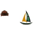 thumbnail image 1 of Escultura De Sofá De Hierro En Miniatura, Modelo De Velero, Accesorio Para Bricolaje, Mueble, Micropaisaje, Regalo, Adorno De Mesa, Decoración Feng Shui, Colección De Figuras Decorativas,, 1 of 8