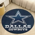thumbnail image 2 of Football Cowboys Round Area Rugs for Bedroom Living Room, 4FT Soft Comfy Indoor Circle Carpets, Carpet Home Decor Floor Mat, 2 of 6