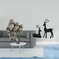 thumbnail image 2 of 3 Set Owl Figurines Deer Sculpture Resin Tabletop Decoration Elegant Design for Home Office Cabinet, 2 of 8