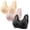 A4_Purple, variant on VISALY Daisy Lace Bras for Women Front Closure Bras Lounge Wireless Front Closure Bras Push Up Bras Full Support Daily Bras Bras for Older Women Everyday Wear Bras Full Coverage Bras 1Pc Beige L