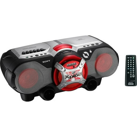 Sony CFD-G505 Xplod CD/Radio/Cassette Recorder, Black