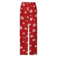 thumbnail image 4 of Merry Christmas Pajamas For Women Loose Retro Night Pajama Pants Comfortable Sleepwear Bottoms Homewear, 4 of 6