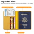 thumbnail image 3 of Cartera de viaje Fintie con bloqueo RFID con soporte para pasaporte, 3 of 7
