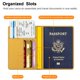 thumbnail image 3 of Cartera de viaje Fintie con bloqueo RFID con soporte para pasaporte, 3 of 7