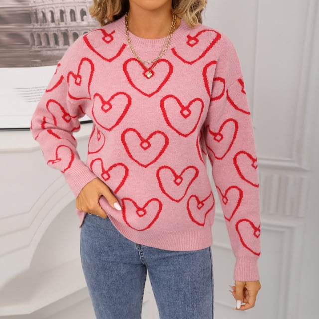 Wzzjkit Vêtements d'Automne Blouses à Manches Longues Imprimées pour Femmes Chandail à Col Rond Chandail à la Mode