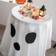 thumbnail image 4 of Mantel espeluznante de fantasma de Halloween para mesas redondas de 59 x 118 pulgadas, lindo mantel decorativo, mantel lavable, 4 of 5