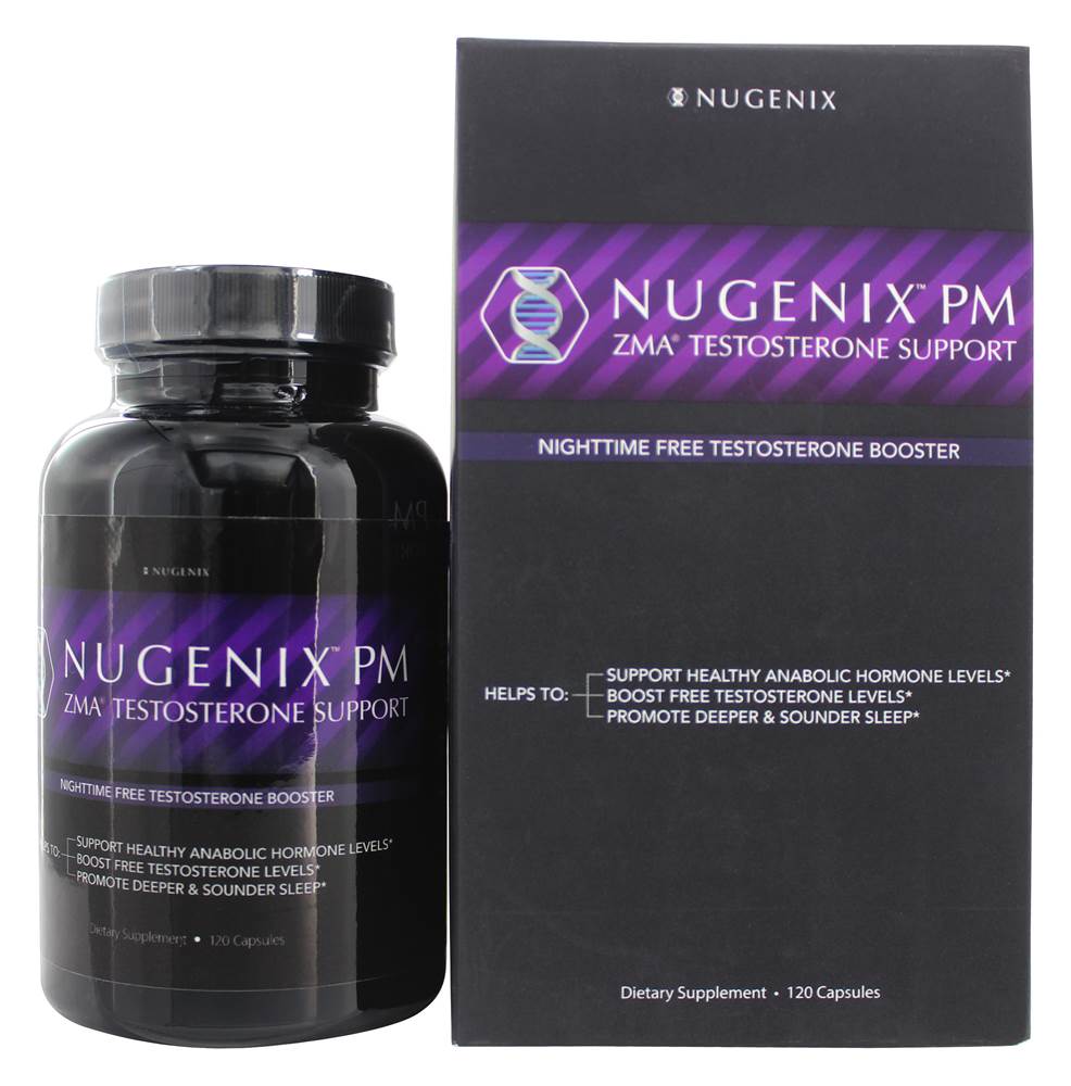 Nugenix PM ZMA Testosterone Booster 120 Capsules
