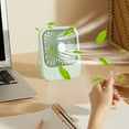 thumbnail image 4 of USB Desktop | Mini Rechargeable Folding Desk Air Circulator | 3 Wind Modes | Low Noise Portable Compact | 500mAh Battery | Multiple Colors | 10x4.8x12.7cm Size | Includes USB Cable, 4 of 6