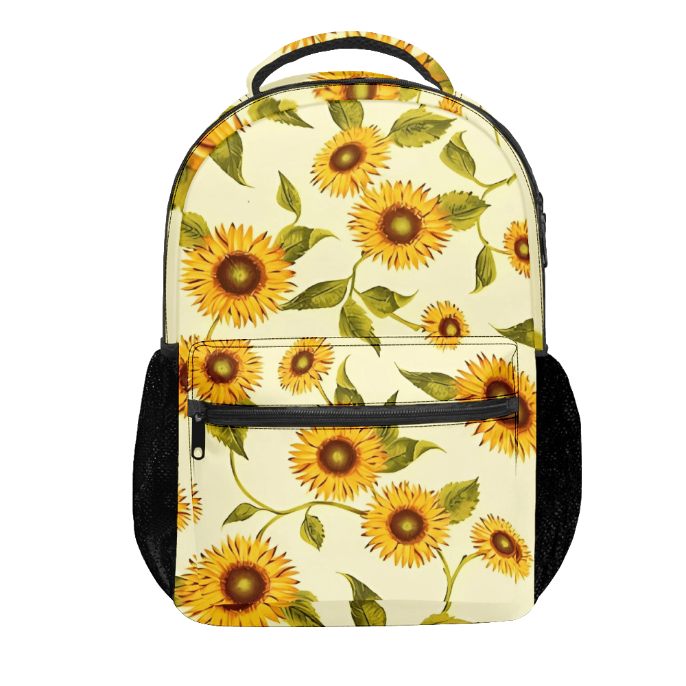 FABOTD Schoolbag Children Bookbag, Sunflower Schoolbag, Backpacks for ...