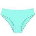 thumbnail image 3 of Ocealan Kids Girls Solid Color Bikini Brief Triangle Swim Bottoms Bathing Shorts Swimwear Light Blue Green 10, 3 of 5