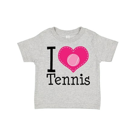 

Inktastic Tennis Player I Love Tennis Gift Toddler Toddler Girl T-Shirt