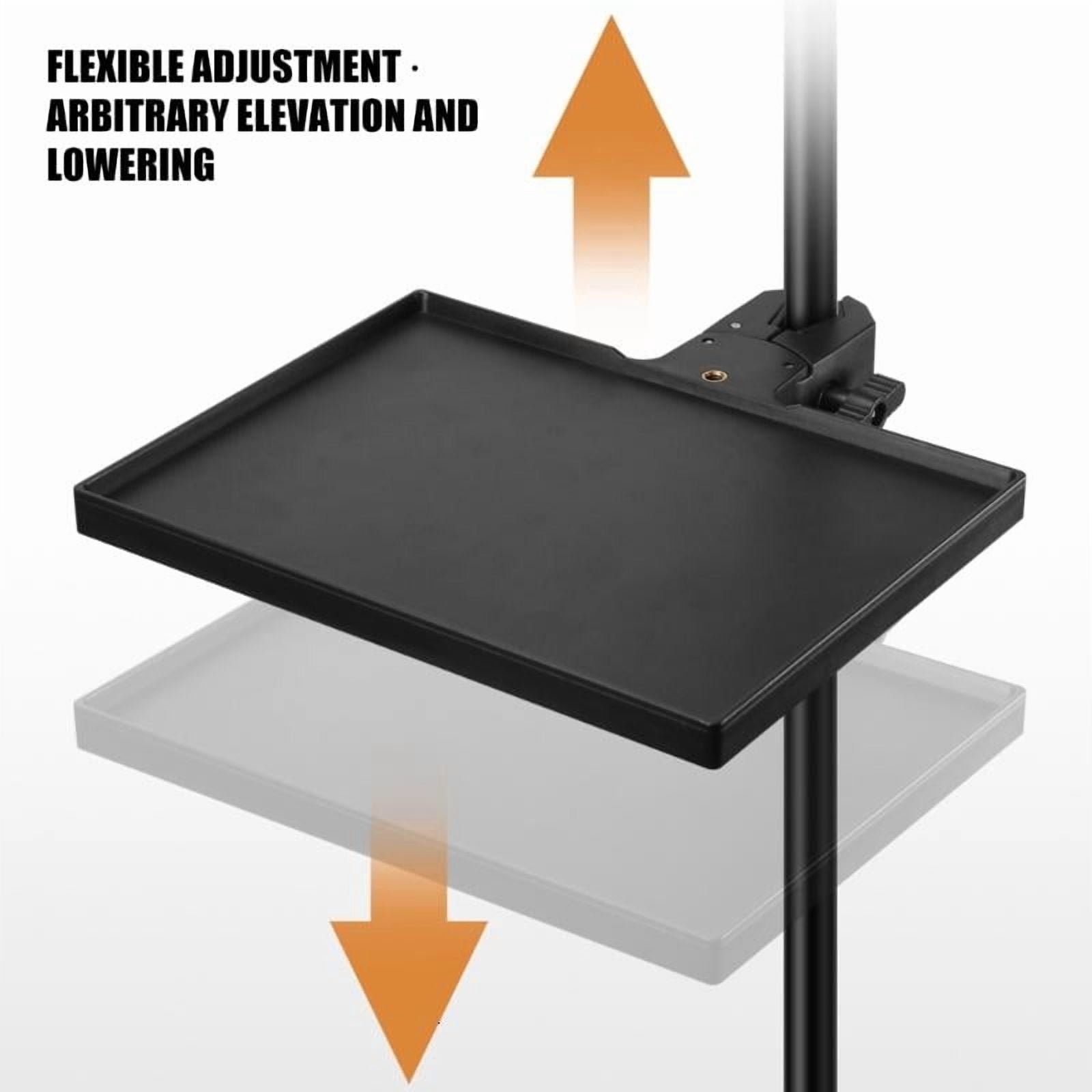 CEORPER Double Purpose Microphones Stand Tray Shelf For Holding Mixer Controllers