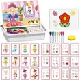 thumbnail image 3 of Magnetic Puzzles Face Dress up Travel Game, Creative Double-Sided Magnetic Dress-Up Activity with Reusable Pieces, Enhances Creativity and Learning Portable & Easy Storage, 3 of 10