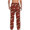 thumbnail image 2 of GZHJMY Christmas Tree Pajama Pants for Men, Lounge Pants Lightweight Men Pajama Bottoms with Drawstring Pockets, Christmas New Year Birthday Gifts, XX-Large, 2 of 6