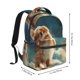 thumbnail image 2 of Balery Starry Sky Cloud Cute Rabbit Mochila Escolar Impresa, Mochila Ligera para Viajes Casual, Mochila Duradera y Cómoda Multifuncional, Mochila para Laptop-One Size, 2 of 5