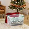 thumbnail image 5 of IRIS 74Qt. Plastic Storage Bins with Sealed Lids, Holiday Gasket Box, Airtight Containers 2Pk, 5 of 13
