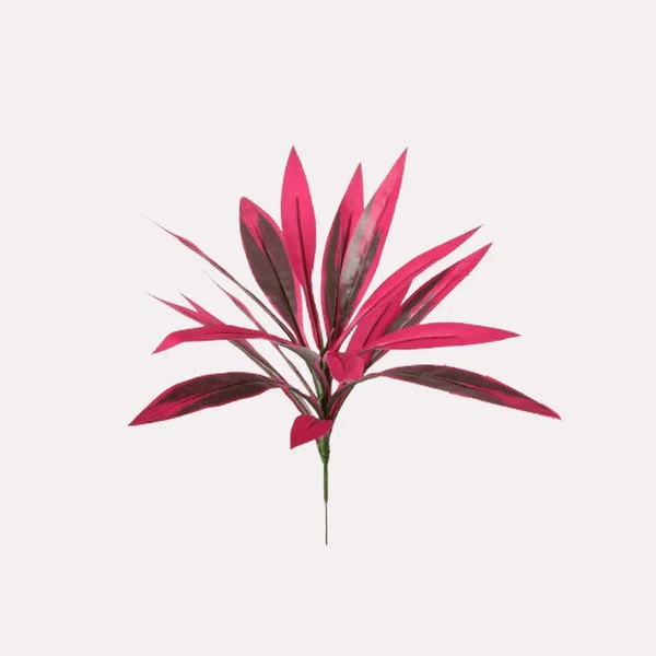4Pcs Artificial Cordyline Fruticosa Logs Tropcial Plant 21.6in Fake Dracaena Tree for Indoor Outdoor Office Home Living Room Patio Greenery Porch Decor