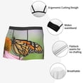 thumbnail image 3 of Yiaed A monarch butterfly Print Men's Soft Cotton Boxer Shorts Breathable Boxers Underwear Moisture-Wicking Underwear Stretch Boxer Briefs for Man-X-Large, 3 of 5