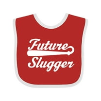 Inktastic Baseball Future Slugger Boys or Girls Baby Bib