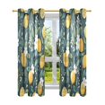 thumbnail image 7 of Yayeee Window Curtains Light Filtering 63"x42" Grommet Panel Pair Home Living Room Decor, Yellow Lemons, 7 of 7