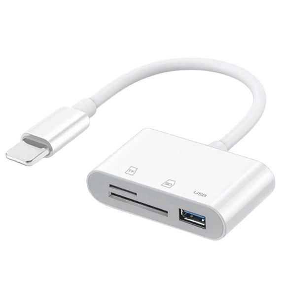 Type-C OTG Card Reader USB 3.0 SD/TF Memory Card Adapter for iPhone Android Camera & PC