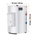 thumbnail image 2 of Electric Water Heater 10 Gallon Tank Instant Hot Water Heater 1.6Kw Tankless Water Heater w/ LED Display Knob Control IPX4 ,Tool, 2 of 7