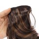 thumbnail image 4 of 8pcs 16" 40.5cm Dark Brown 4 Clips in Hair Extensions Full Head Synthetic Women Hair Wigs, 4 of 7