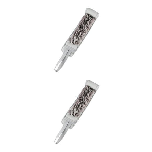 Wosthever Artículos de tocador convenientes de fibra: materiales saludables y ecológicos Toallas de baño para frotar gris gris 2Conjunto