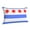 14"x20", variant on Chicago Flag Style Rectangle Throw Pillow Cover Cushion Case Hidden Zipper Home Decorative Pillowcase Printed 14"x20"
