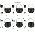 thumbnail image 3 of Xingzhi Safe To Halloween Mist Maker With Changing LED Light For Kids Parties Easy To Plastic silver US Plug 1Set, 3 of 6