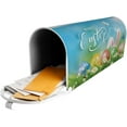 thumbnail image 6 of Easter Bunny Ears Butterfly Mailbox Cover Mailbox Wraps, Waterproof Mailbox Covers Magnetic Post Box Cover Standard Size 21"(L) x 18"(W) Garden Yard Outside Farmhouse Home Decor, 6 of 6