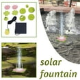thumbnail image 1 of TIMIFIS Pool Fountain Upgraded Leaf Solar Fountains Smart Small Solar Powered Water Fountains Bird Bath ummer, 1 of 9