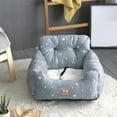 thumbnail image 1 of Asiento de Coche para Perros, Asiento , Funda Lavable para Perros , Gris Cálido Salvador Dali Portadores de asiento de coche, 1 of 10