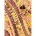 thumbnail image 3 of Moore, Regina 15x18 Black Modern Framed Museum Art Print Titled - Bands of Pattern I, 3 of 5