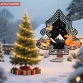 thumbnail image 2 of Stylish Metal Christmas Tree Wind Spinner - Festive Design with Reindeer & Snowy Mountains for Garden & Yard Decor, 2 of 7