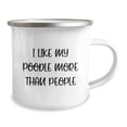 thumbnail image 2 of Poodle Dog Camping Mug Funny Gifts from Friends for Poodle Dog Lovers Birthday Unique Gifts, 2 of 4