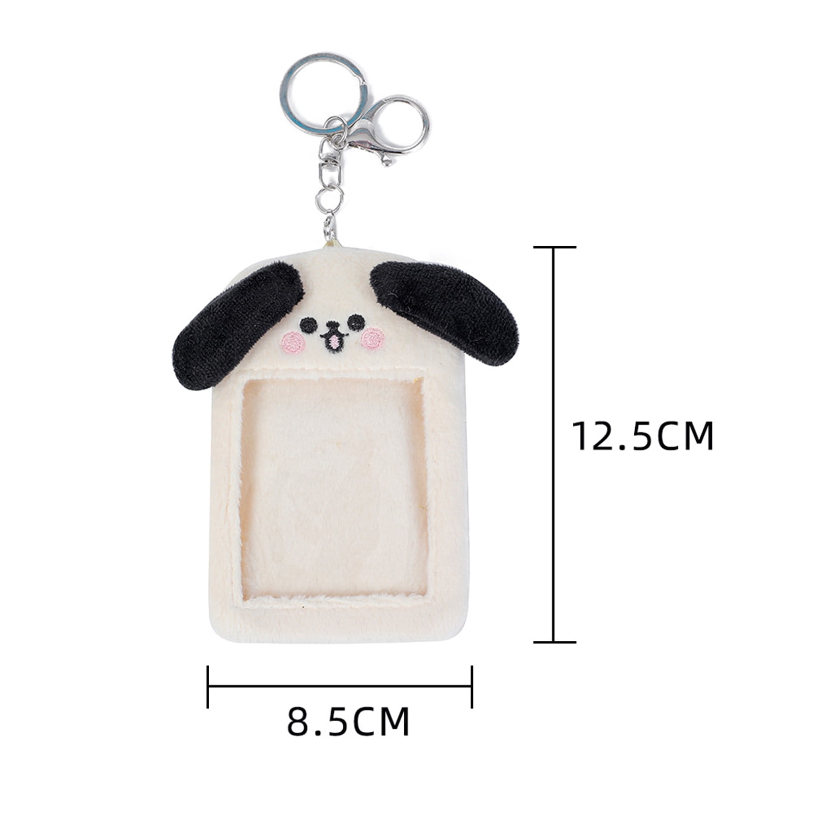 【韓国Attends アテンズ】Dog and Cat Word Card Epoxy Case Anvazise Photocard Holder Cartoon Multipurpose Plush Cute