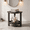 BLACK, variant on HDPE Corner Shower Stool, Waterproof Bathroom Shower Seat with Storage Shelf, Space-Saving Bath Stool for Shaving Legs & Everyday Use, White