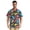 Colorful Sharks, variant on Dailycode Men's Casual Button Down Shirts Short Sleeve Summer Hawaiian Beach Shirt, Neon Jellyfish and Shell