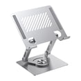 thumbnail image 3 of Soporte para computadora portátil Strade Fareast Limited ligero giratorio 360 grados plata, 3 of 8