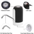 thumbnail image 3 of Bomba de botella de agua eléctrica, dispensador de agua con carga USB Aespa, 3 of 5