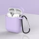 thumbnail image 5 of Vert-Airpods Funda Protectora Compatible con AirPods 2 y 1, Funda AirPods 2 y 1 Funda de Silicona [Luz LED Visible] [Soporta Carga Inalámbrica y Mosquetón] Lavanda, 5 of 5