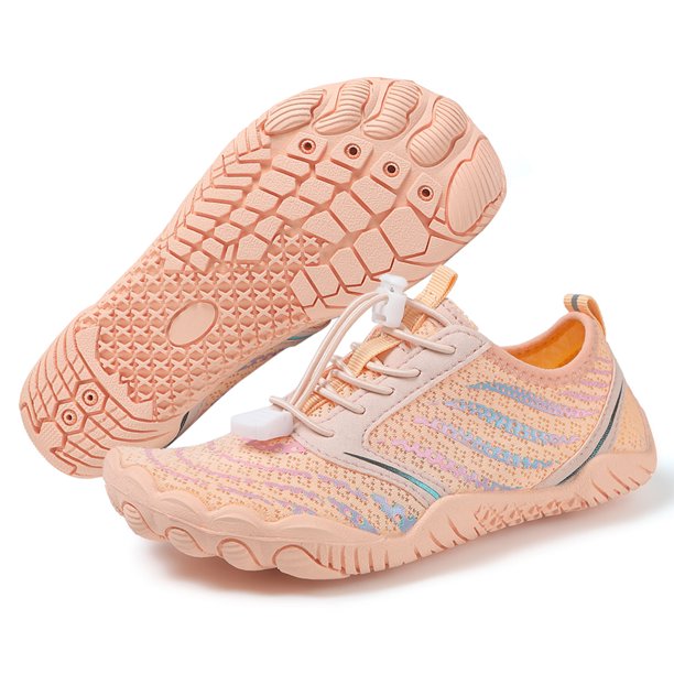 Zapatos de Playa Sin Cordones JShteea Calcetines Acuáticos Secado Rápido 31 Color coral